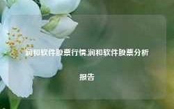 润和软件股票行情,润和软件股票分析报告