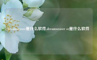 dreamweaver是什么软件,dreamweaver cc是什么软件