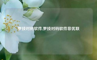 罗技对码软件,罗技对码软件非优联