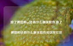 除了微信和qq还有什么聊天软件,除了微信和还有什么聊天软件可以发红包