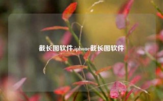 截长图软件,iphone截长图软件