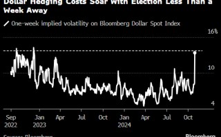 美元对冲成本升至2022年以来最高 交易员准备迎接美国大选风险