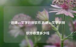 迅捷ocr文字识别软件,迅捷ocr文字识别软件收费多少钱