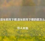 音乐软件下载,音乐软件下载的歌怎么导入本地