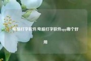 电脑打字软件,电脑打字软件app哪个好用