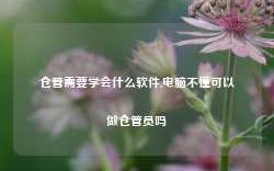 仓管需要学会什么软件,电脑不懂可以做仓管员吗