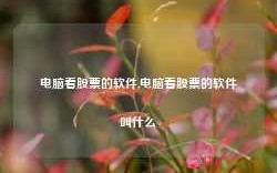 电脑看股票的软件,电脑看股票的软件叫什么