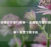 杀毒软件排行榜第一,杀毒软件排行榜第一免费下载手机