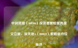 中润资源（000506）投资者索赔案再提交立案，深天地A（000023）索赔案持续推进