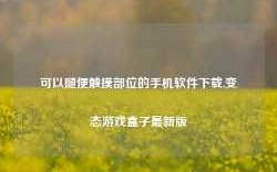 可以随便触摸部位的手机软件下载,变态游戏盒子最新版