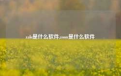 zalo是什么软件,zoon是什么软件