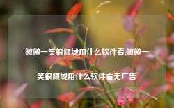 微微一笑很倾城用什么软件看,微微一笑很倾城用什么软件看无广告