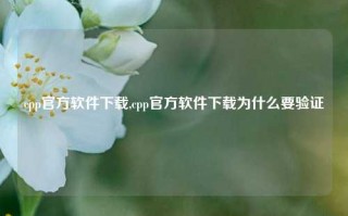 cpp官方软件下载,cpp官方软件下载为什么要验证