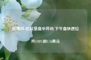 安博科-匹兹堡盘中异动 下午盘快速拉升5.92%报1.76美元