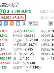 达美乐披萨盘前涨超7.8% 三季度获巴菲特建仓持有128万股