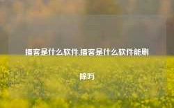 播客是什么软件,播客是什么软件能删除吗