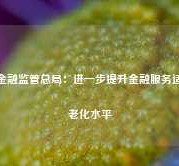 金融监管总局：进一步提升金融服务适老化水平