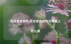 克克录音软件,克克录音软件在电脑上怎么用