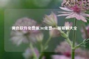 黄色软件免费版,303免费vivo版破解大全