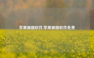 苹果画图软件,苹果画图软件免费