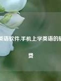 学习英语软件,手机上学英语的软件免费