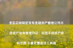 金监总局制定发布金融资产管理公司不良资产业务管理办法：拓宽不良资产收购范围 丰富处置盘活工具箱-第1张图片-国津软件-十年只做一个产品!IT--系统,B--系统,IT--,ITIL！