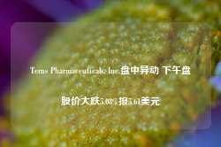 Terns Pharmaceuticals, Inc.盘中异动 下午盘股价大跌5.08%报5.61美元-第1张图片-国津软件-十年只做一个产品!IT--系统,B--系统,IT--,ITIL！